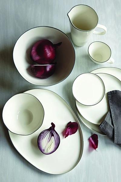 Canvas Home Abbesses Small Plate - Set of 4 Blue 