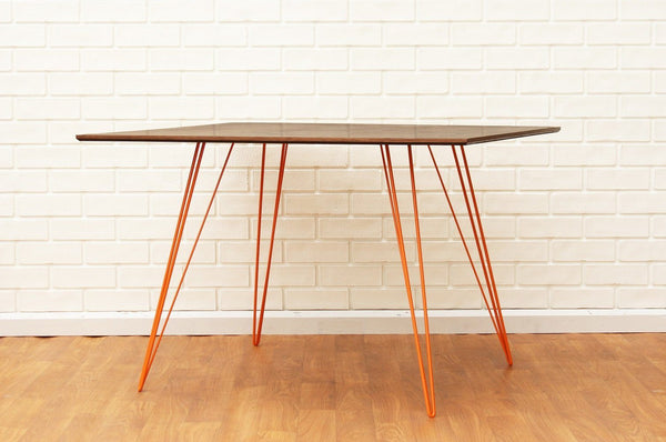 Tronk Williams Dining Table - Rectangular Small Maple Blood Red
