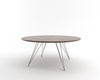 Tronk Williams Coffee Table - Circular Small Walnut Gray