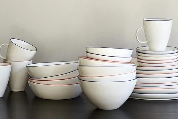Canvas Home Abbesses Medium Bowl - Set of 4 Blue 