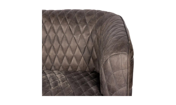Moe's Magdelan Tufted Leather Sofa
