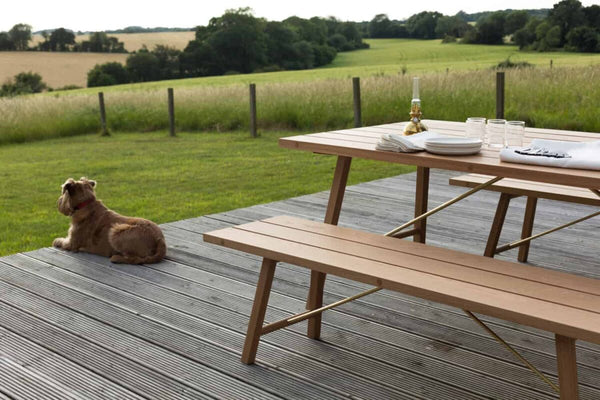 Another Country Outdoor Bench Two Oak 