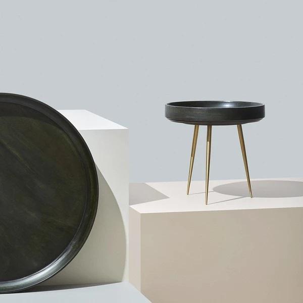 Mater Bowl Table Small Natural Lacquered 