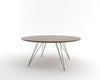 Tronk Williams Coffee Table - Circular Small Walnut Prairie Green
