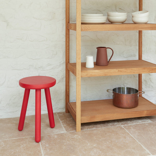 Another Country Stool One Ash Black Painted 