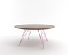 Tronk Williams Coffee Table - Circular Small Walnut Pink