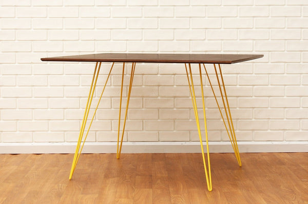 Tronk Williams Dining Table - Rectangular Small Maple Blood Red