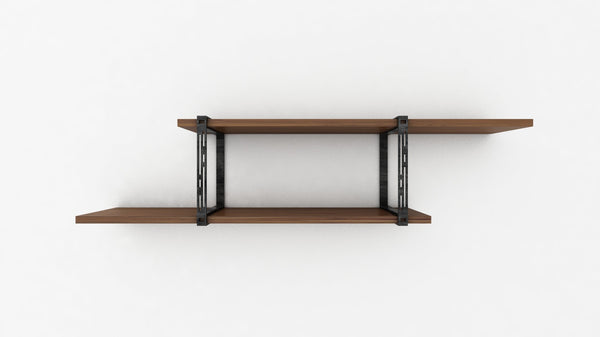 Tronk Evans Shelving System Package A Black Walnut