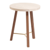 Another Country Side Table Two Ash Seat/Walnut Legs 