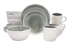 Canvas Home Pinch 16 Piece Place Setting Grey 