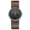 Braun BN-24BKBRG Men's Black Dial, Brown Leather Band 