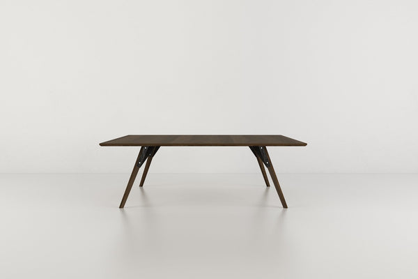 Tronk Clarke Coffee Table - Rectangular Small Walnut Black