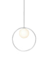 Pablo Bola Halo Pendant Chrome Small 