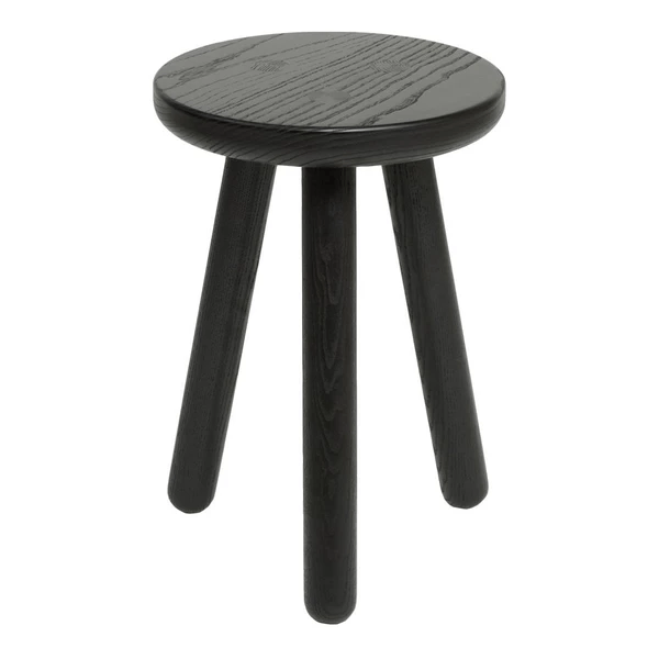 Another Country Stool One Ash Black Painted 