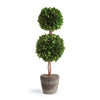 Napa Home & Garden Boxwood Double Sphere Topiary Drop-in