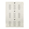 Sir Madam Pure Linen Tea Towel - Cheese List