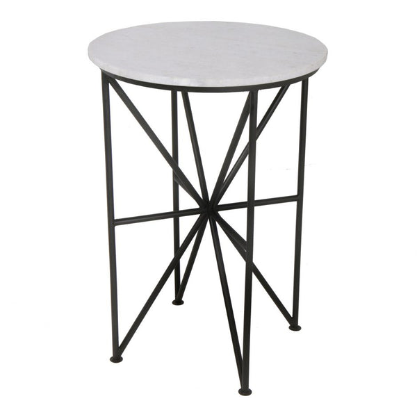Moe's Quadrant Marble Accent Table
