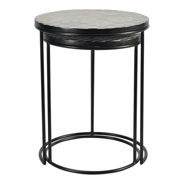 Moe's Optic Nesting Tables - Set of 2