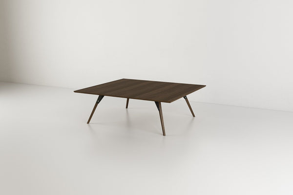 Tronk Clarke Coffee Table - Rectangular Small Walnut Black
