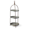 Napa Home & Garden Galvanized Round 3-Tier Display Stand