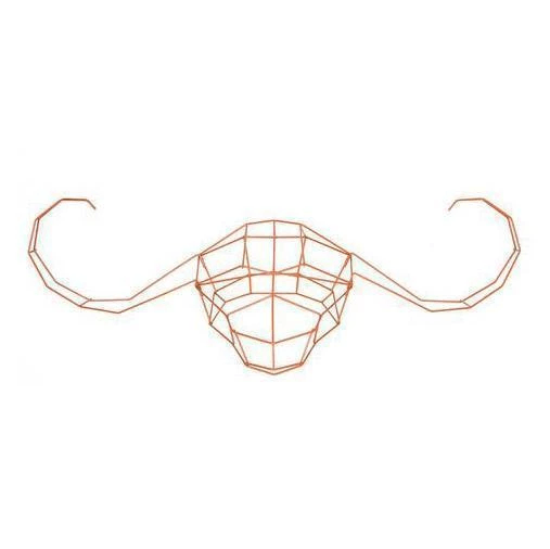 BEND Geometric Animals - Papa Buffalo Black 