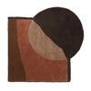 Ferm Living View Tufted Rug Red Brown 