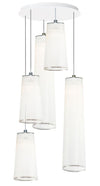 Pablo Solis Chandelier - 5 White 3 x 24 