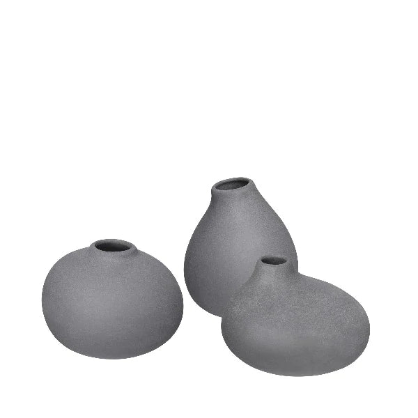 Blomus Nona Porcelain Mini Vases - Set of 3