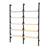 GUS Branch-2 Shelving Unit Upright Ash Black/Brackets Black/Self Ash Blonde 