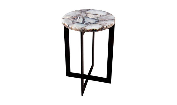 Moe's Blanca Agate Accent Table