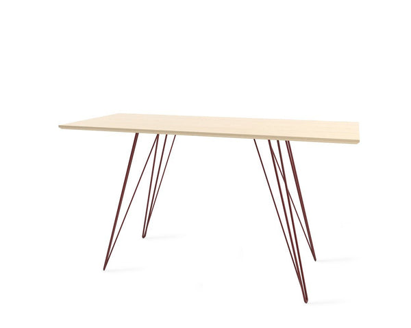 Tronk Williams Writing Desk Maple Blood Red 