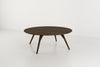 Tronk Clarke Coffee Table - Circular Small Walnut Black