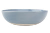 Canvas Home Shell Bisque Round Serving Bowl Blue 