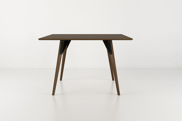 Tronk Clarke Dining Table - Rectangular Small Walnut Black