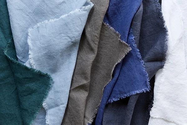 Canvas Home Lithuanian Linen Fringe Napkin - Set of 4 Dove 
