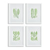 Napa Home & Garden Assorted Leaf Prints - Set Of 4