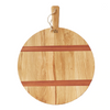 etúHOME Round Oak Charcuterie Board