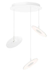 Pablo Circa Chandelier White Small 3 Lights