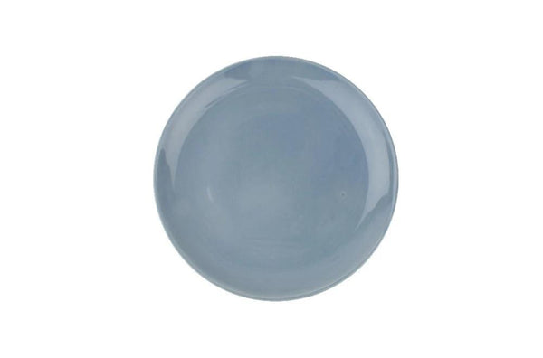 Canvas Home Shell Bisque Salad Plate - Set of 4 Blue 