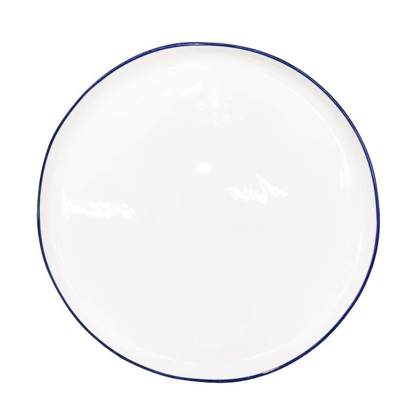 Canvas Home Abbesses Large Plate - Set of 4 Blue 