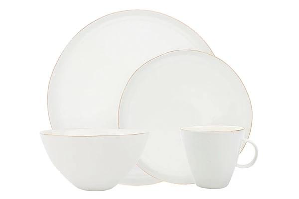Canvas Home Abbesses 4 Piece Place Setting Black 