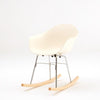 TOOU TA Rocking Chair Cream Chrome / Wood 