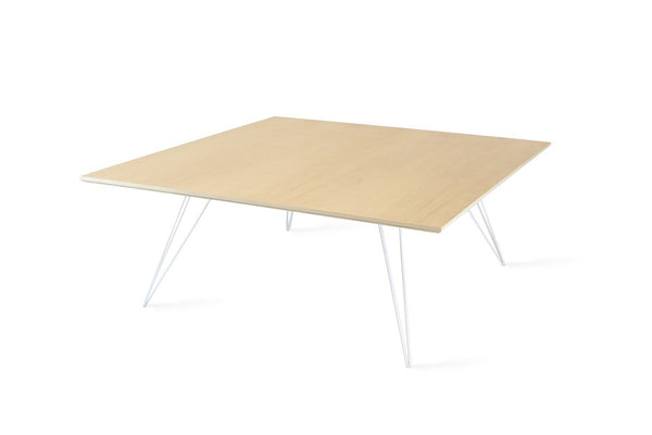 Tronk Williams Coffee Table - Square Small Maple Blood Red