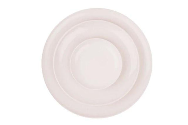 Canvas Home Shell Bisque Dinner Plate - Set of 4 Blue 