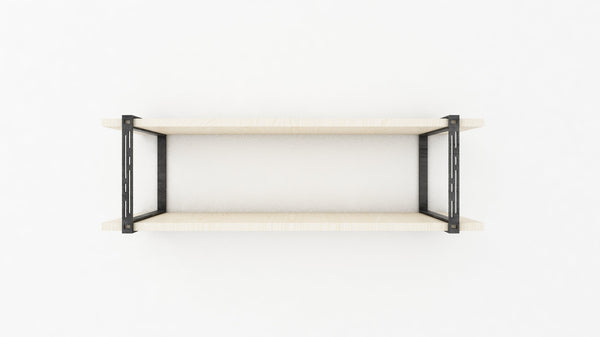 Tronk Evans Shelving System Package A Black Walnut