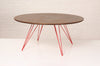 Tronk Williams Coffee Table - Circular Small Walnut Red