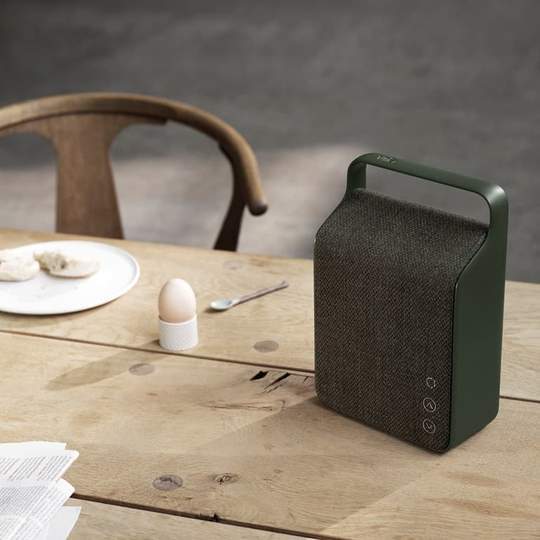 Vifa Oslo Bluetooth Wireless Portable Speaker Mountain Blue 