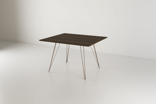 Tronk Williams Dining Table - Square Small Maple Blood Red