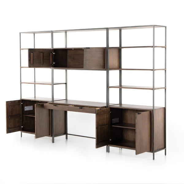 Four Hands Trey Modular Wall 2 Bookcase Desk