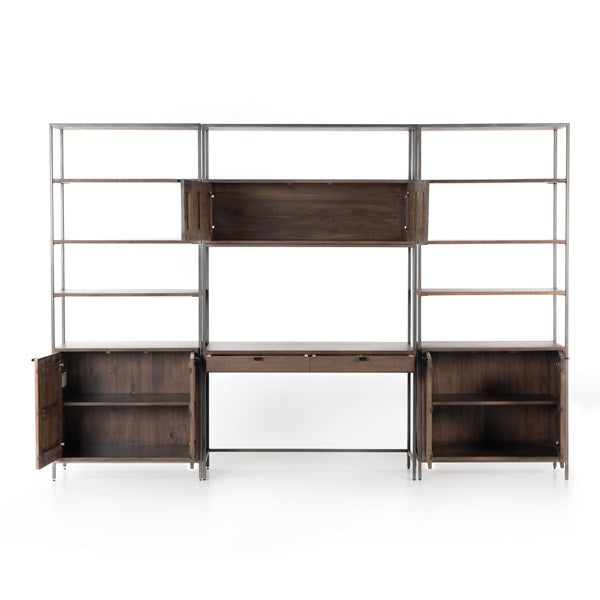 Four Hands Trey Modular Wall 2 Bookcase Desk